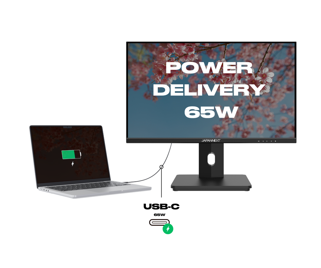 Desktop Monitor | 21.5" | FULL HD | USB-C (+ 65W charging)