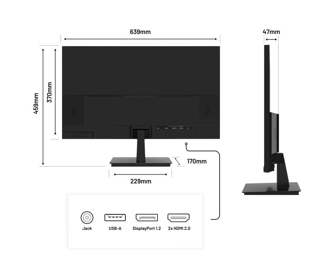 Écran PC Bureautique | 28" | 4K UHD | 60Hz (reconditionné)