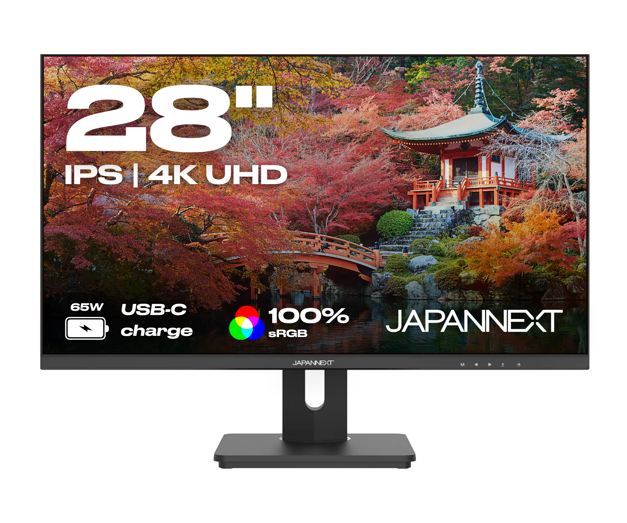 Office Monitor | 28" | 4K UHD | USB-C (+ 65W charging) (refurbished)