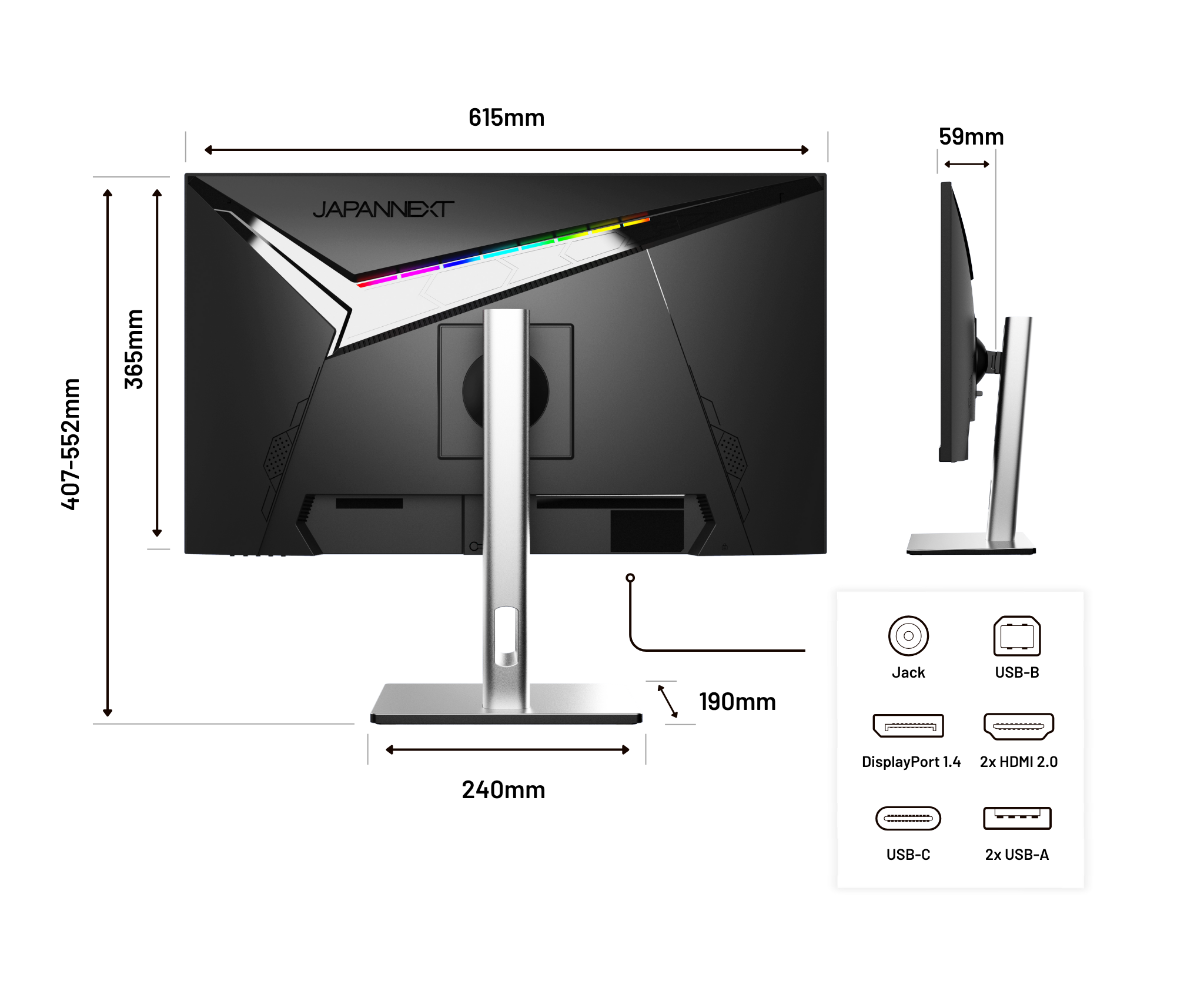 Écran PC Gaming | 27" | IPS | WQHD | 360Hz