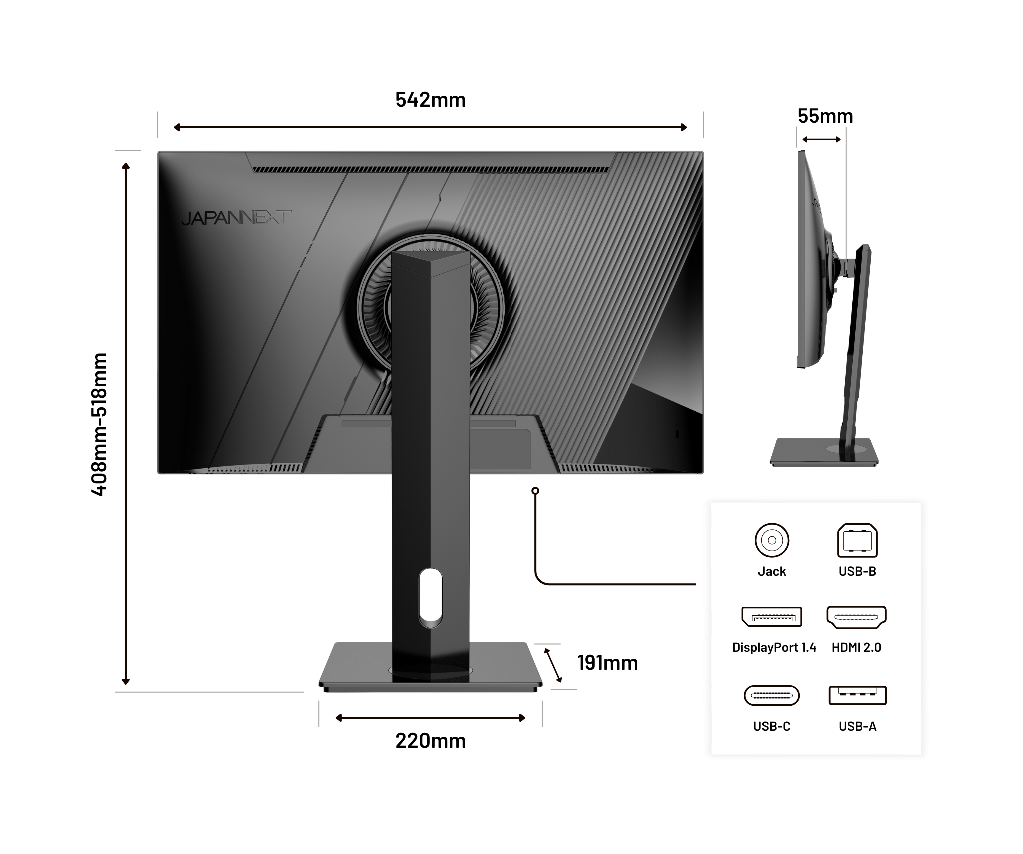 Desktop Monitor | 23.8" | IPS | 4K UHD (Refurb)