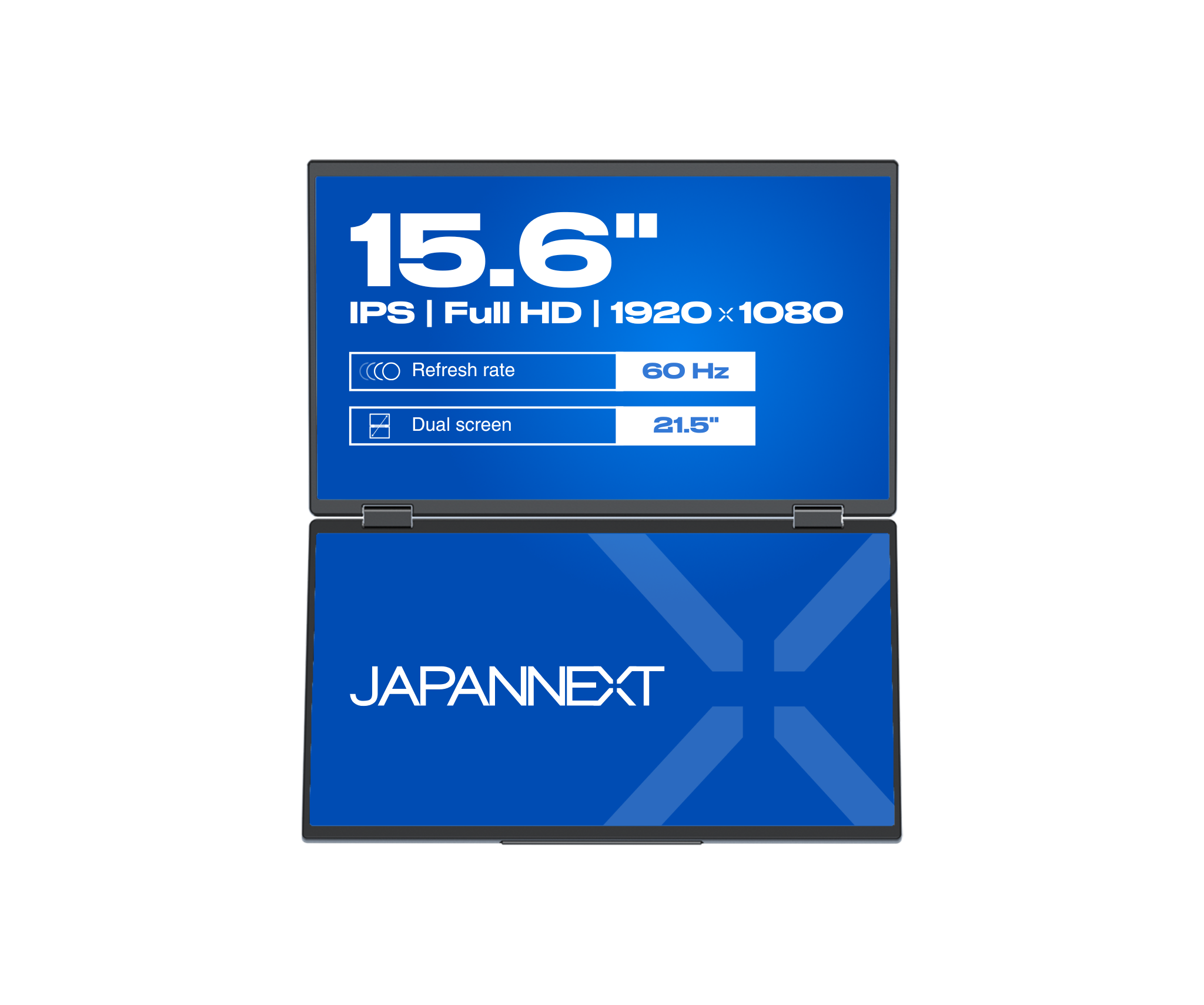 Mobile Dual Monitor | 2 x 15.6” | IPS | FHD