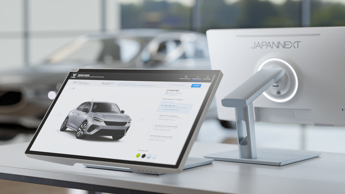 Écran PC Bureautique | 21.5" | FHD | Tactile | KVM | Power Delivery 65W | Pied ergonomique articulé