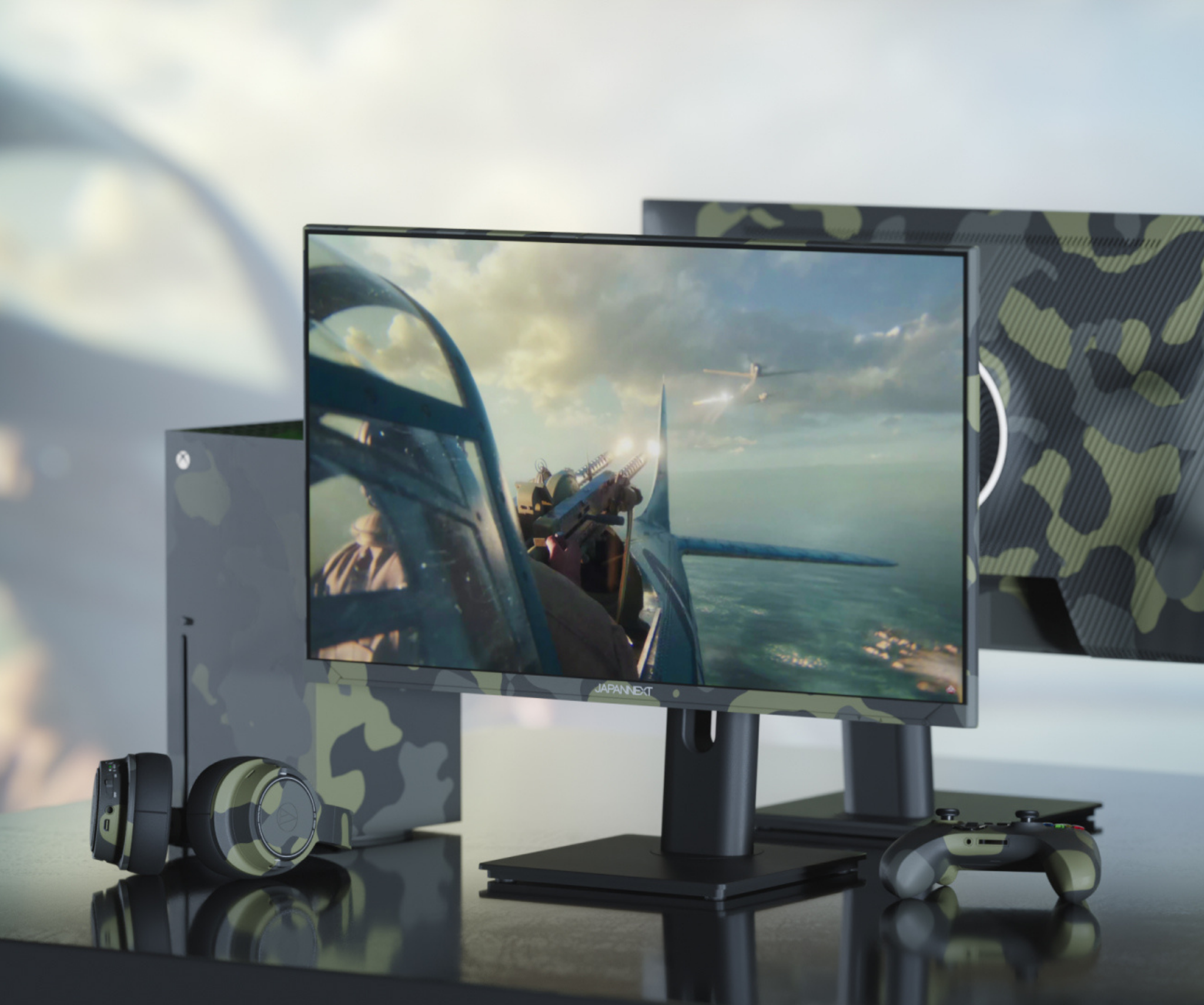 Écran PC Gaming | 23,8" | IPS | FHD | 200Hz | HSP | Finition Camouflage