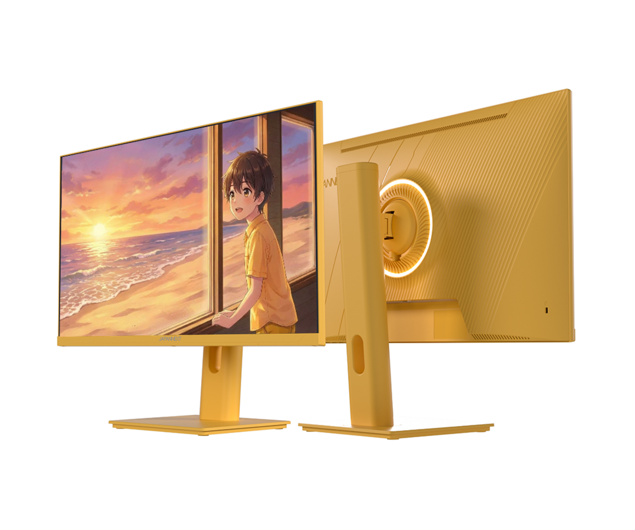 Gaming/Deskwork monitor | 23.8" | IPS | Full HD | 165Hz | Pastel yellow