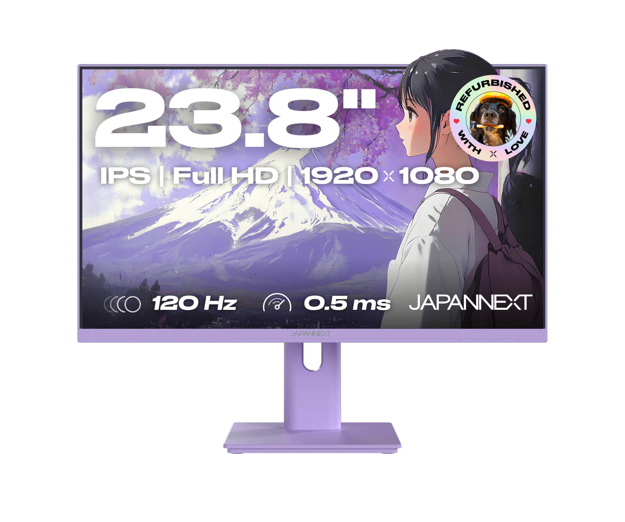 Écran PC | 23,8" | IPS | Full HD | 120Hz | Pastel