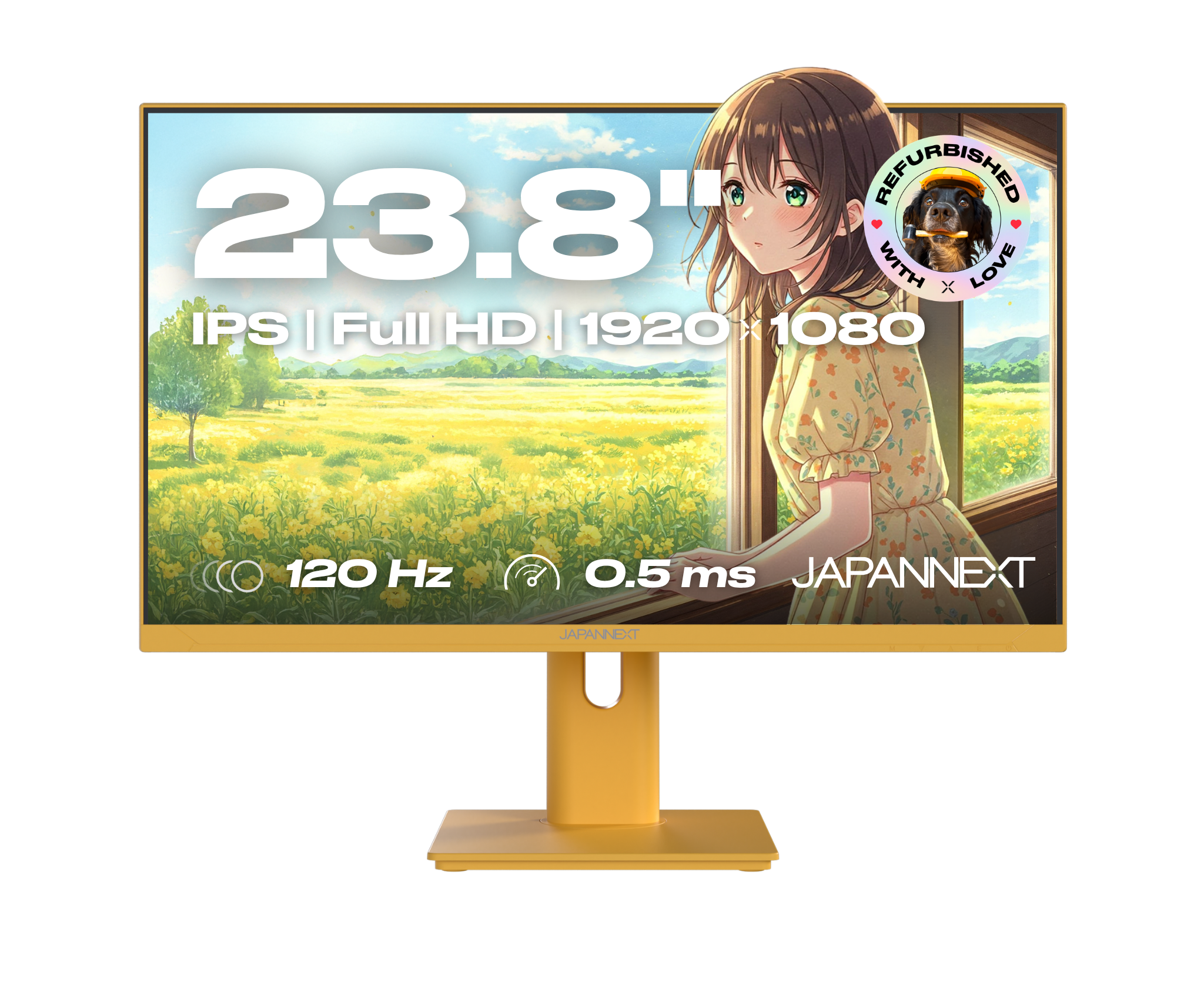Écran PC | 23,8" | IPS | Full HD | 120Hz | Pastel