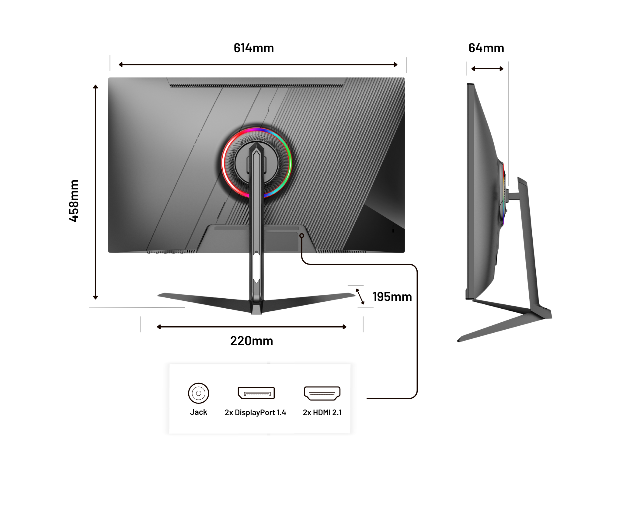 Gaming Monitor | 27" | IPS | Dual Mode FHD/320Hz - 4K UHD/160Hz