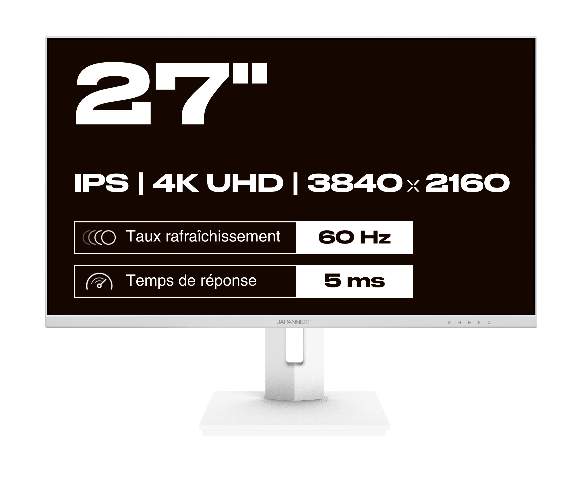 Desktop Monitor | 27" | 4K UHD | USB-C (+ 65W charging) (refurbished)