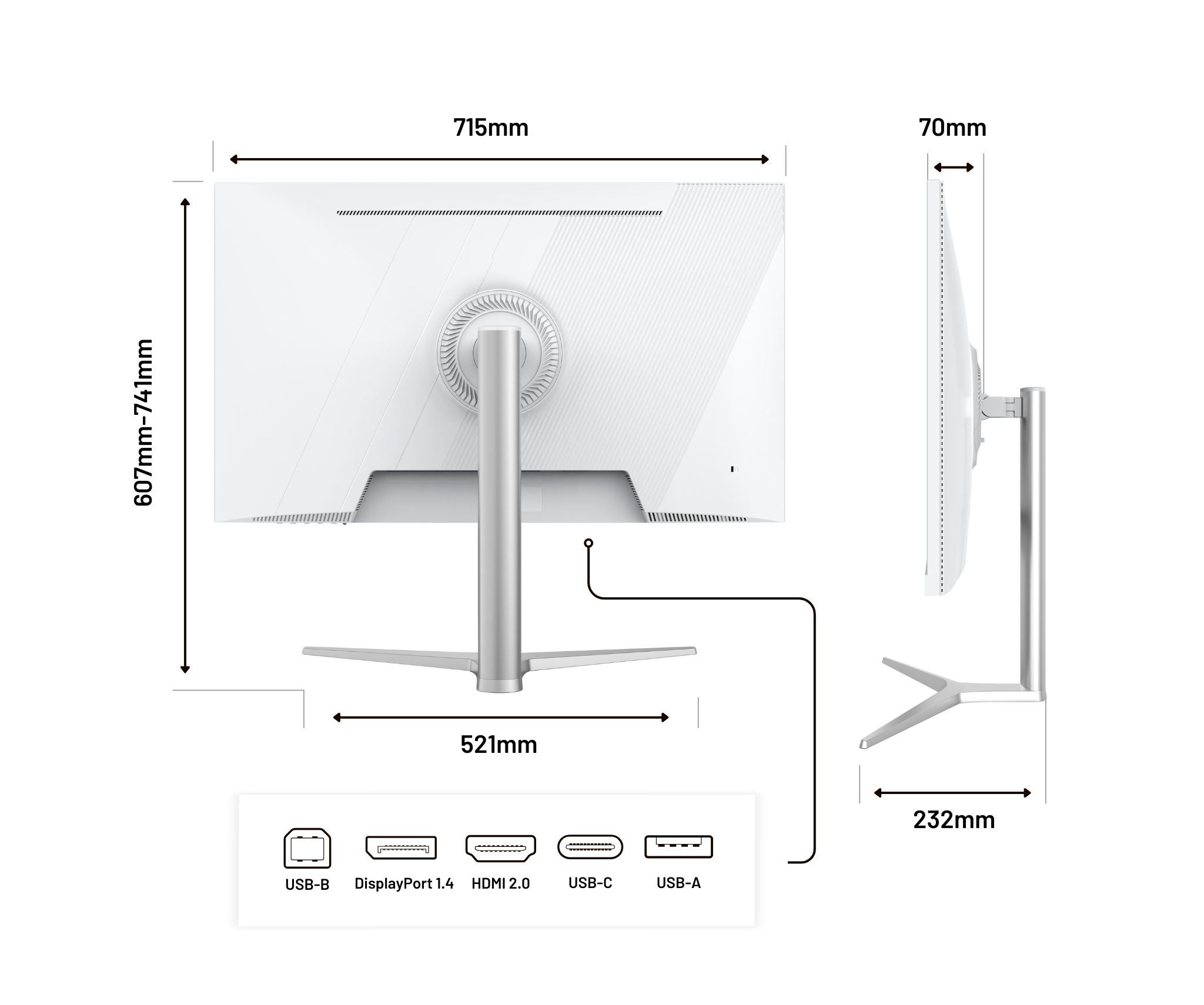 Écran PC Bureautique | 31,5" | 6K | 60Hz