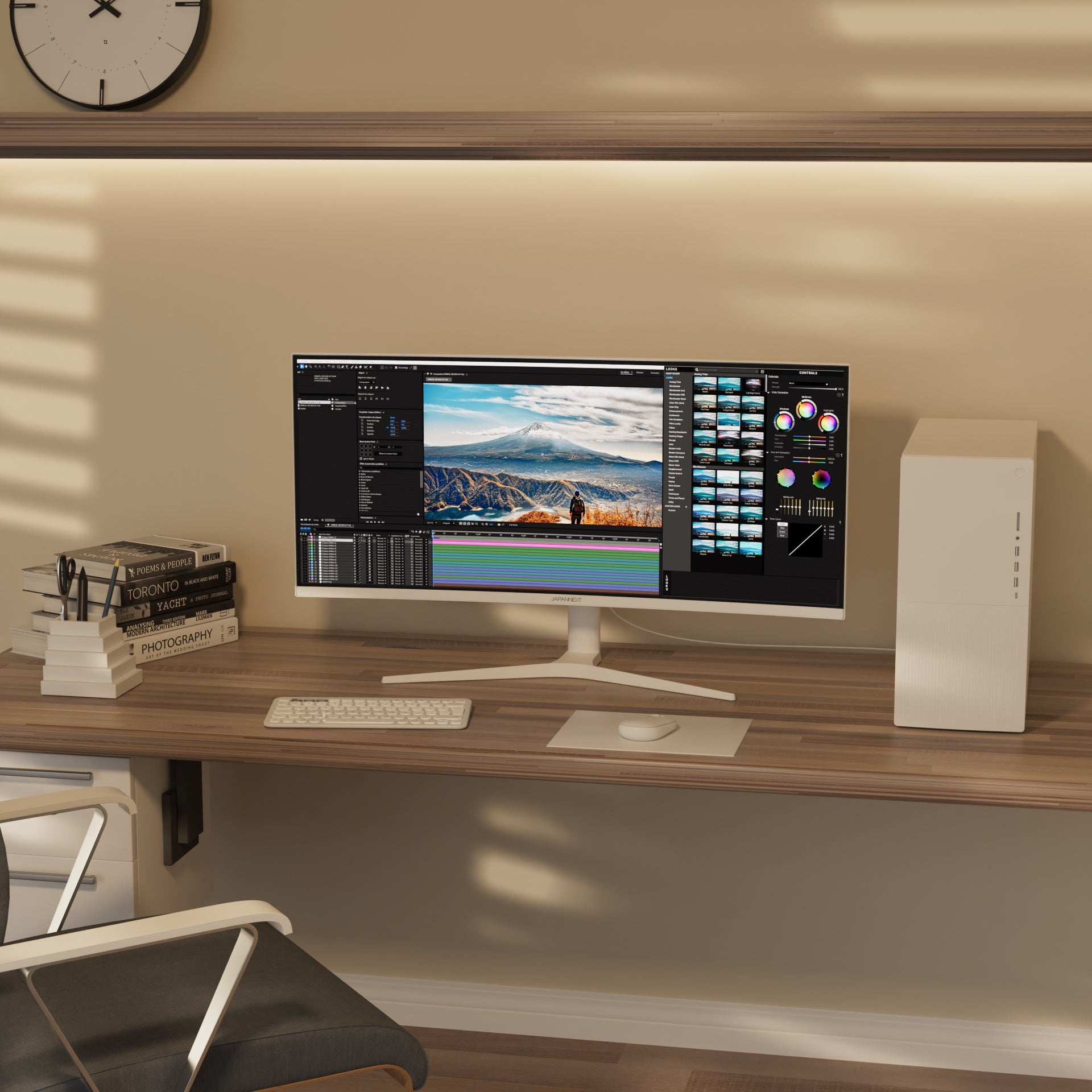 Écran PC Incurvé | 34" | UWQHD | Dalle IPS | Blanc