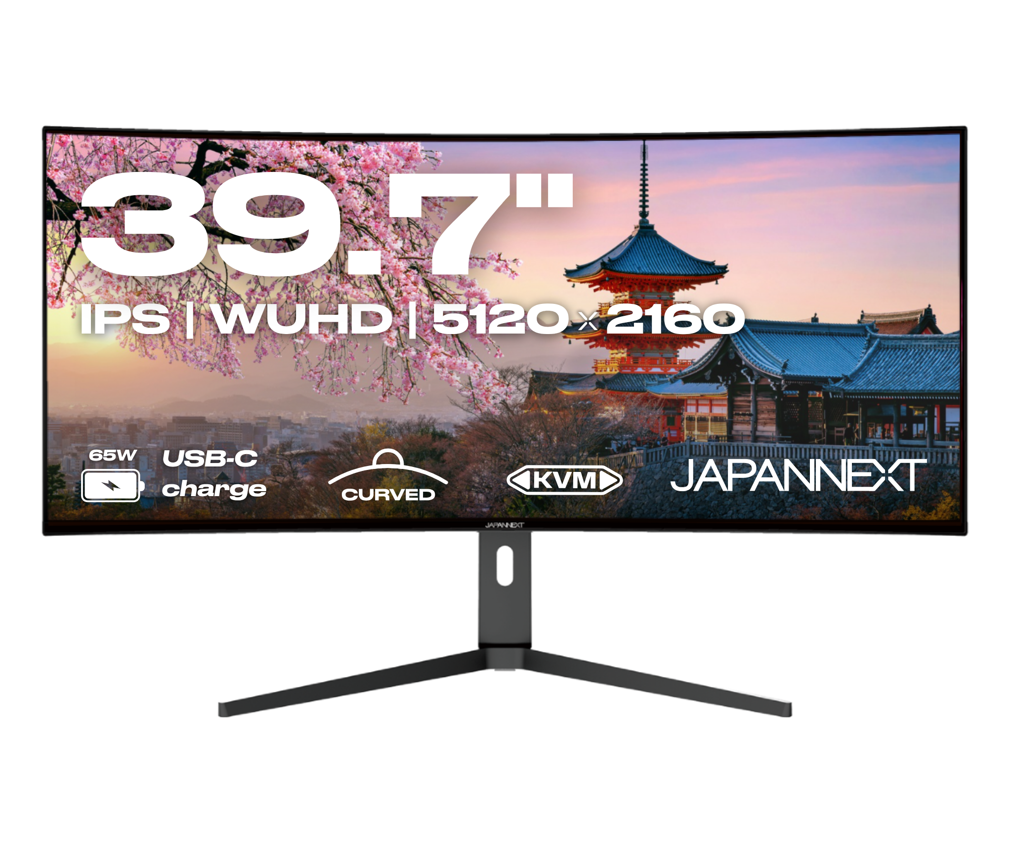 Curved Monitor | 39.7" | WUHD | IPS | USB-C (+ 65W charging)