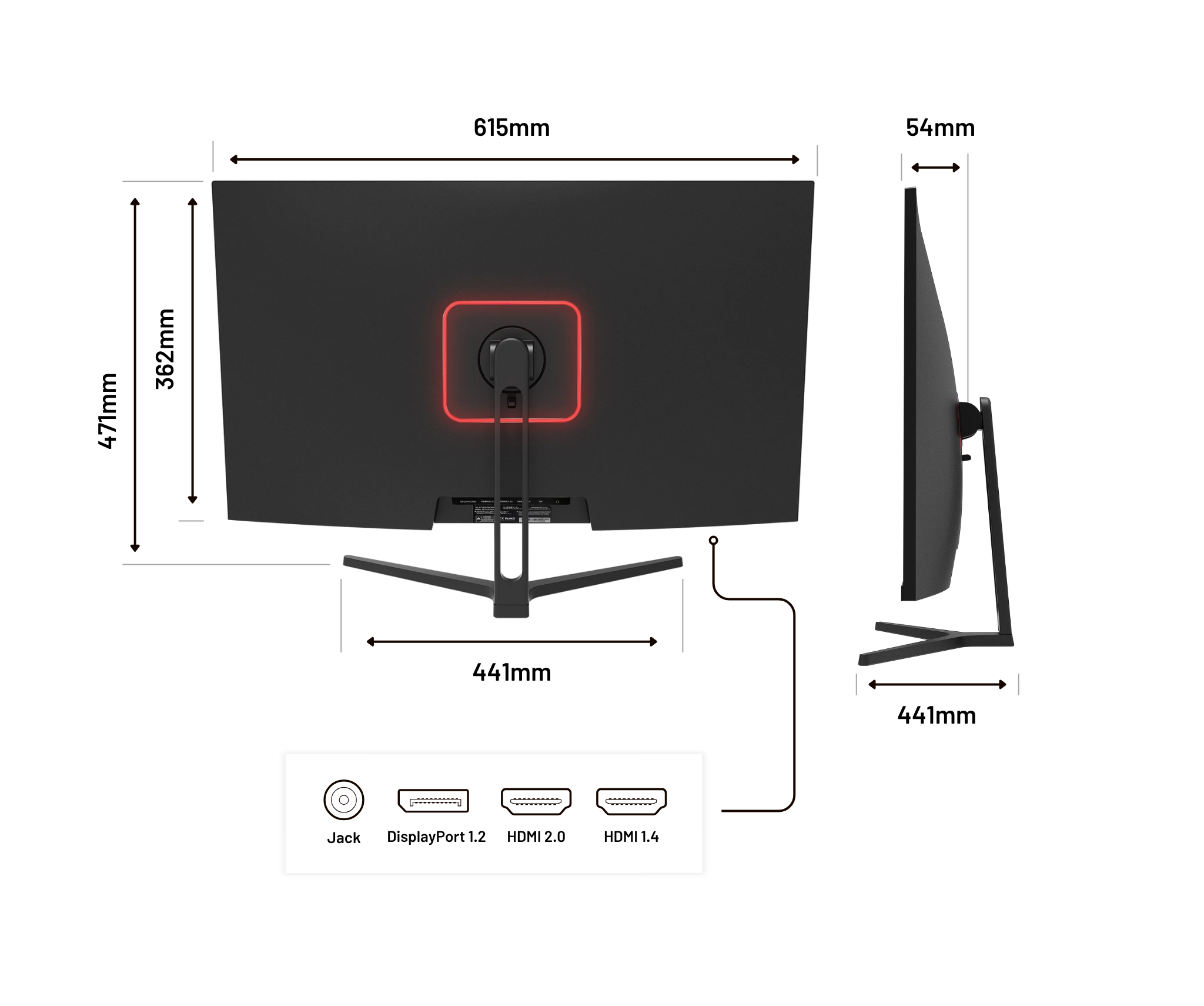 Office Monitor | 31.5" | 4K UHD | 60Hz