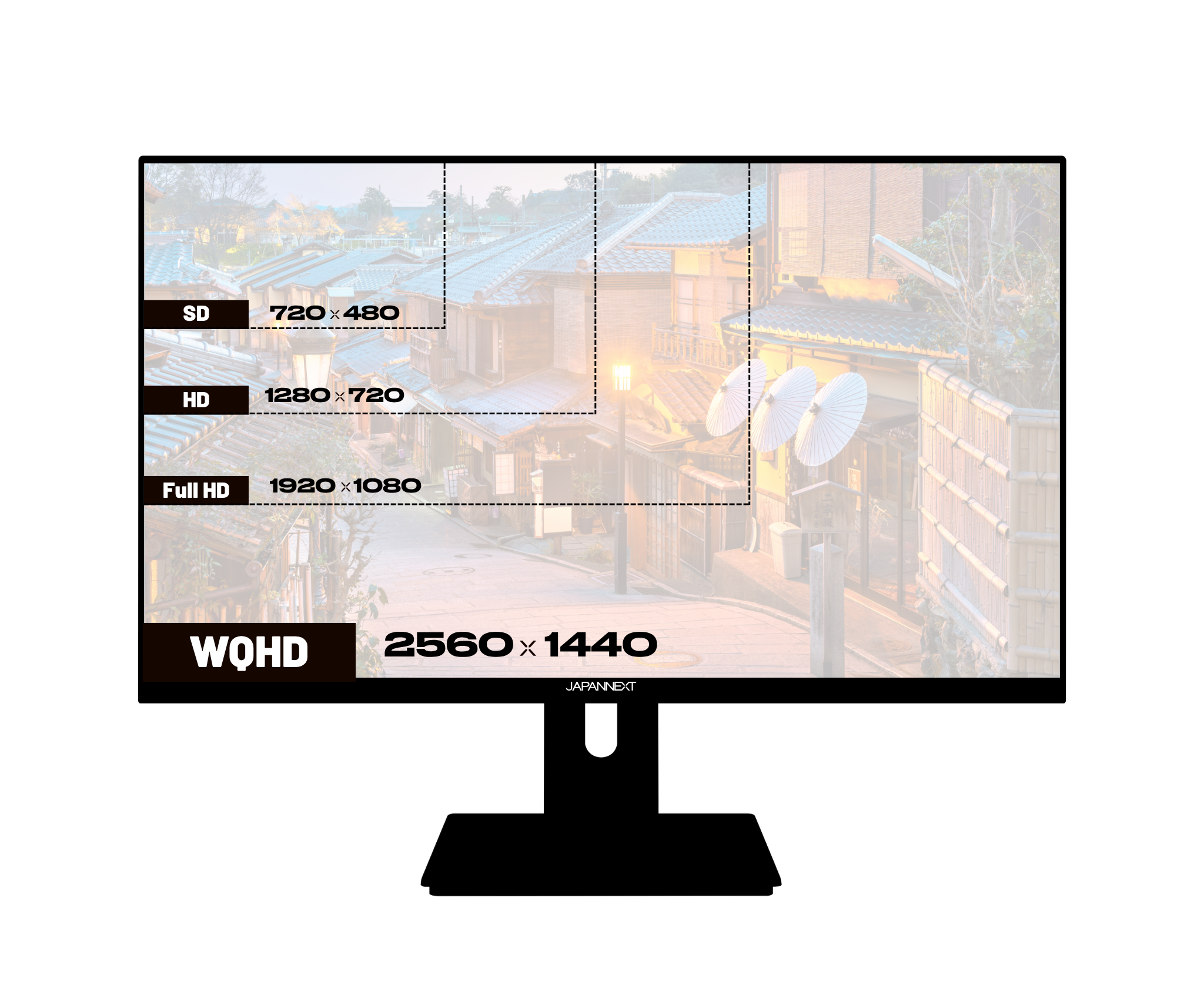 Desktop Monitor | 27" | WQHD | White