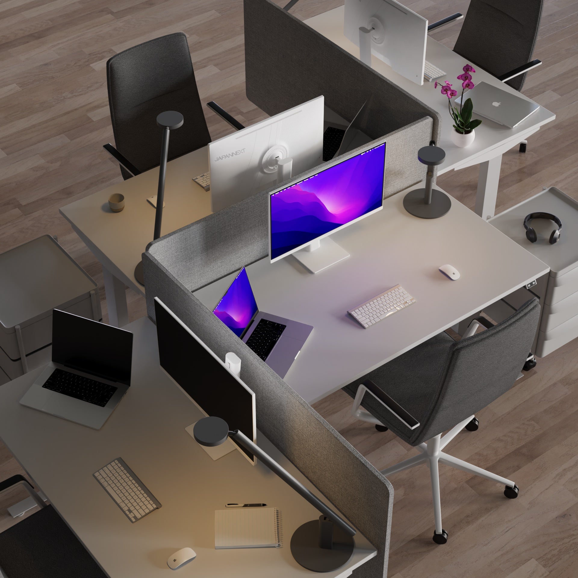 Écran PC Bureautique | 27" | WQHD | Blanc