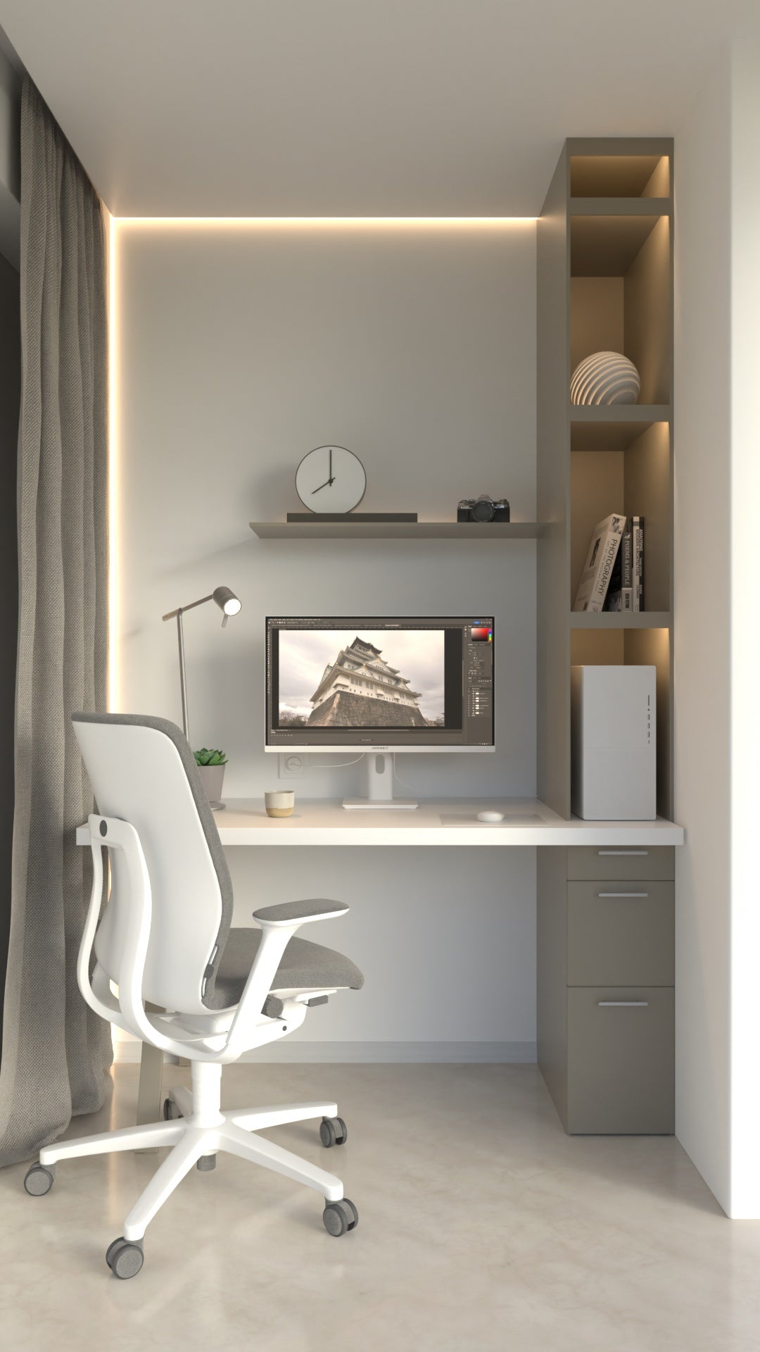 Desktop Monitor | 27" | WQHD | White