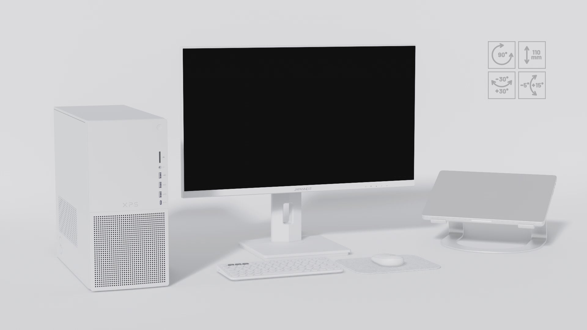 Desktop Monitor | 27" | 4K UHD | USB-C (+ 65W charging) (refurbished)