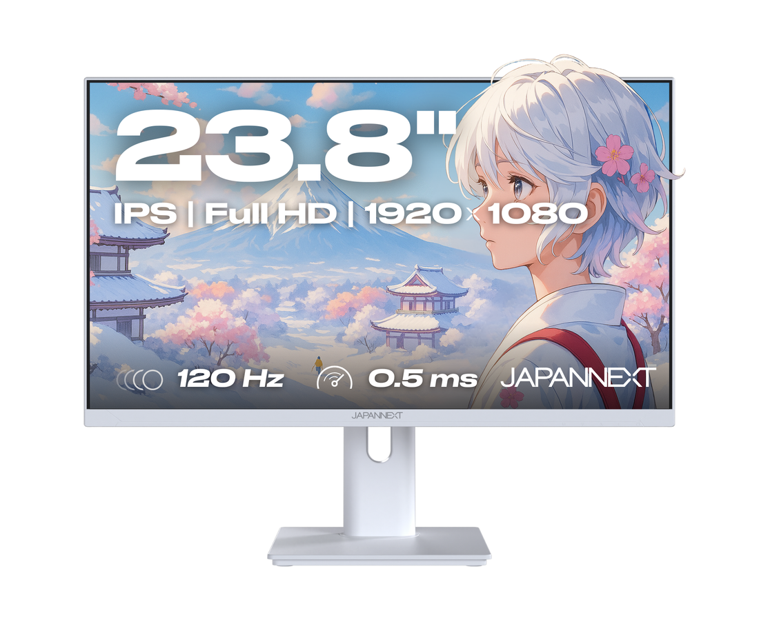 Gaming/Deskwork monitor | 23.8" | IPS | FHD | 120Hz | Pastel White