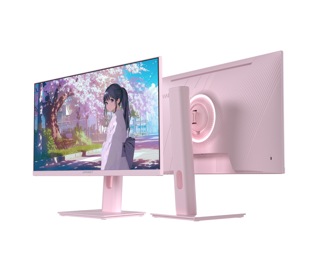 Gaming/deskwork monitor | 23.8" | IPS | FHD | 120Hz | Pastel pink