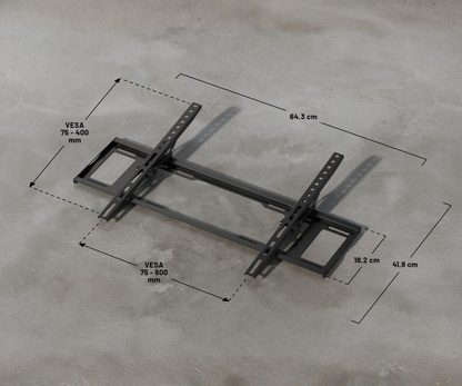 Support mural inclinable pour écran grand format