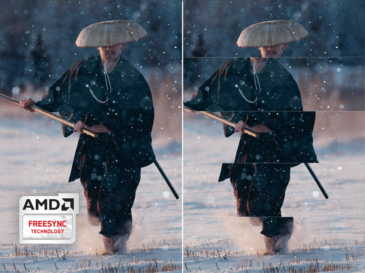 Écran AMD FreeSync : image fluide sans tearing ni saccades