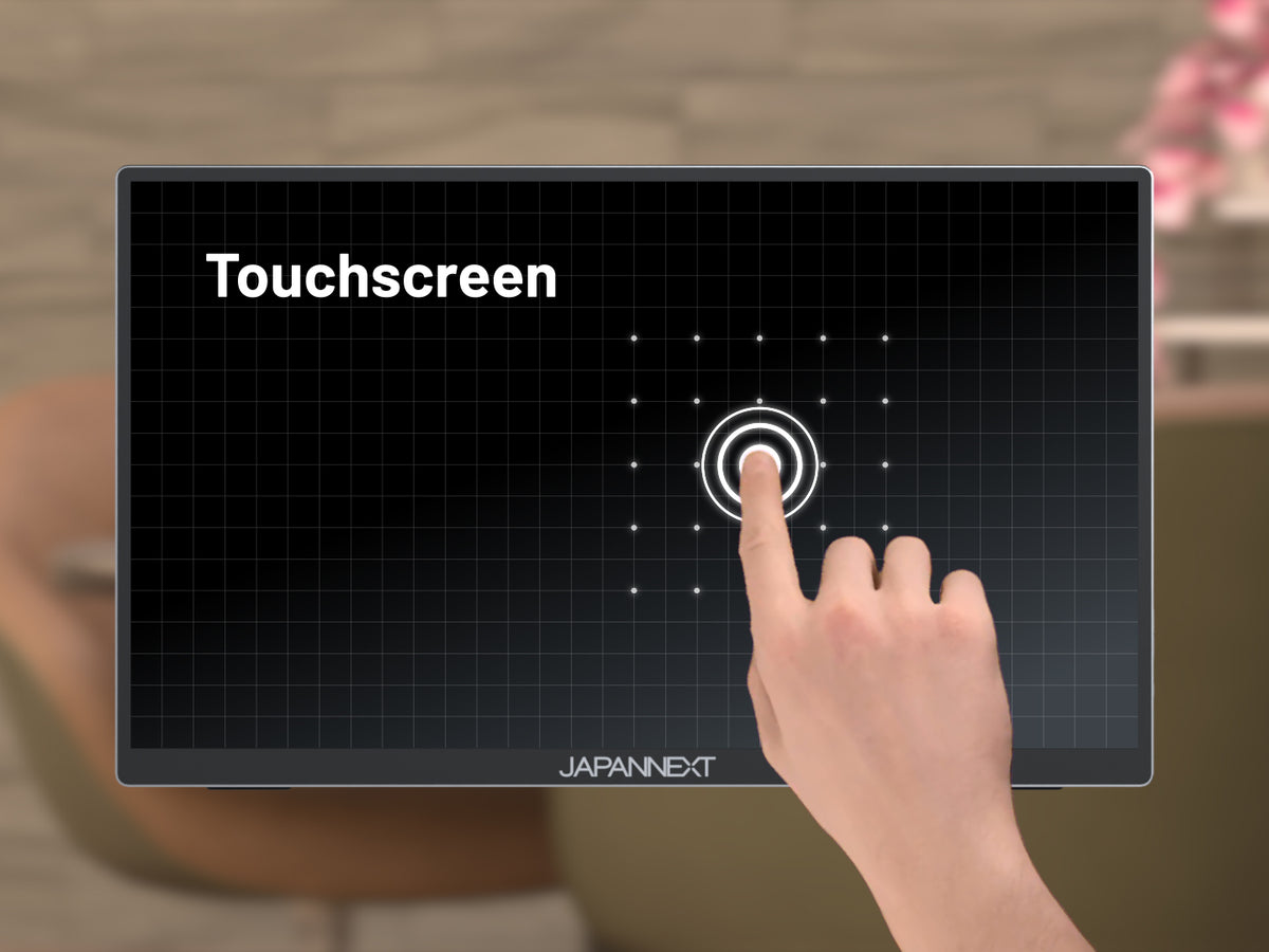 Écran tactile portable Japannext, technologie multi-touch 10 points