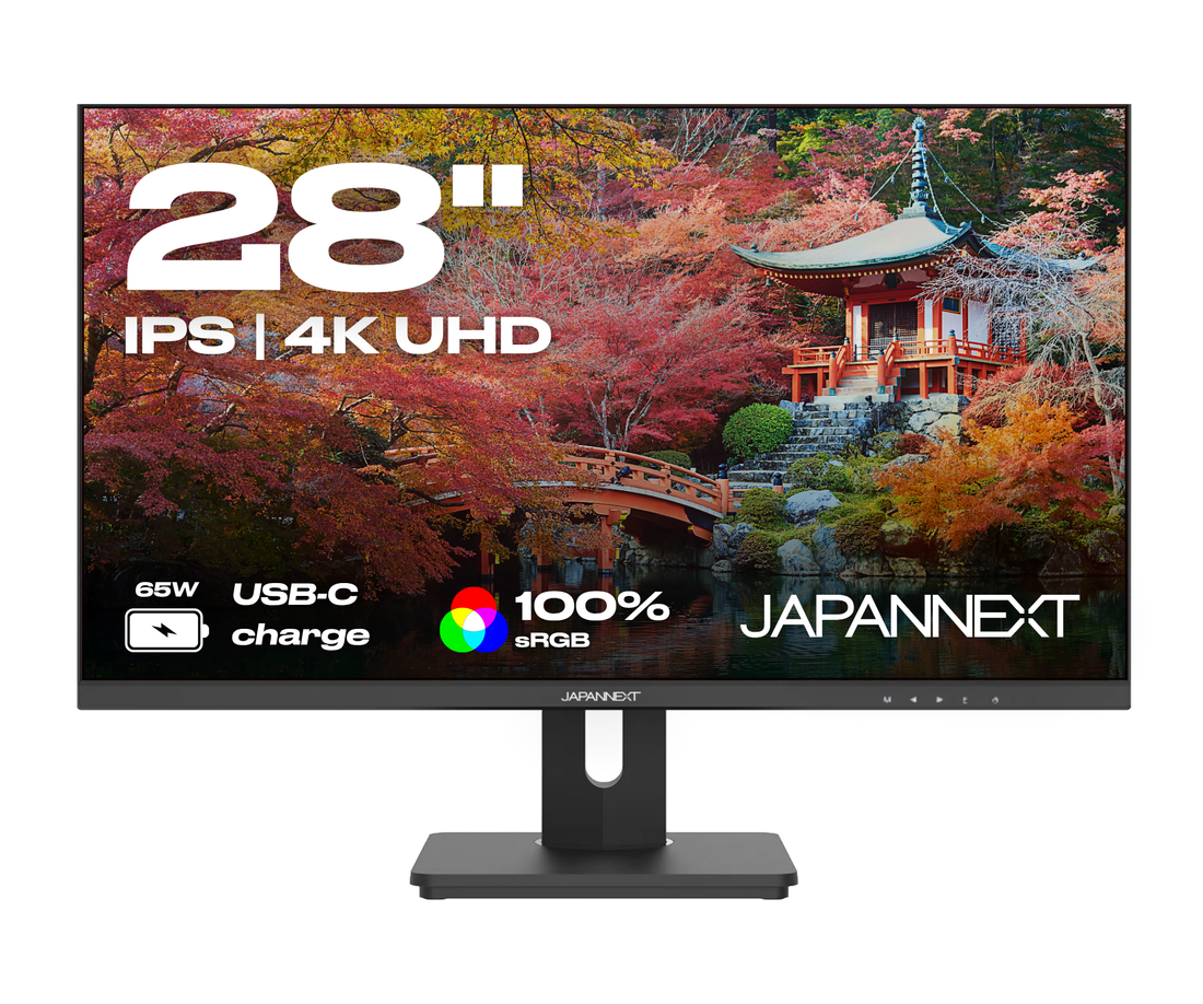 Office Monitor | 28" | 4K UHD | USB-C (+ 65W charging)