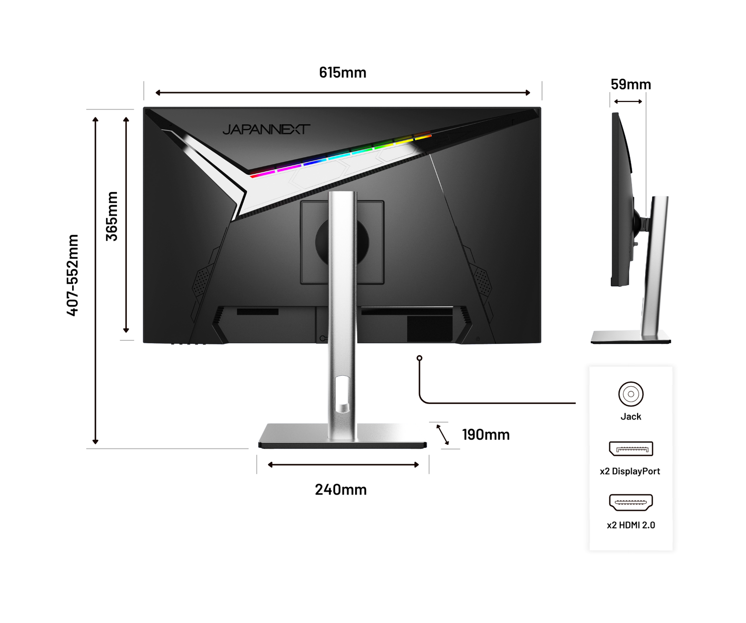 Écran PC Gaming | 27&quot; | IPS | 4K UHD | 144Hz