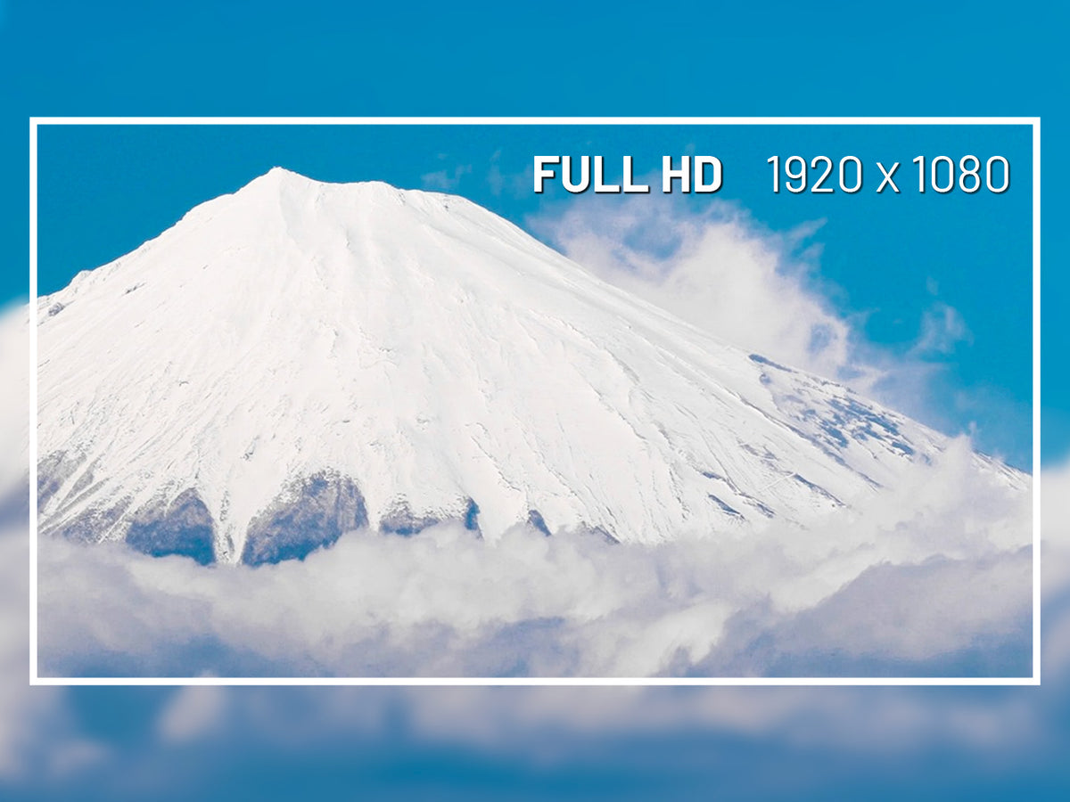Écran PC Full HD 1 920 x 1 080 Japannext, résolution 1080p