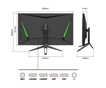 Écran PC Gaming | 28&quot; | IPS | 4K UHD | 144Hz