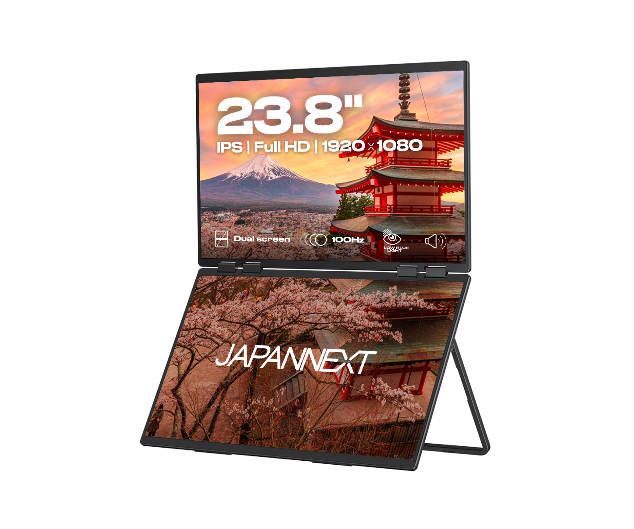 Double Ecran Mobile | 2 x 23,8&quot; | IPS | FHD