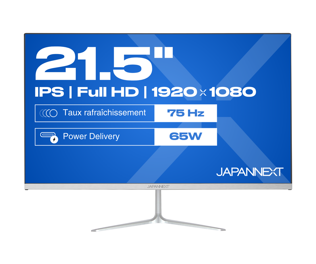 Écran PC Bureautique | 21.5" | FULL HD | 75Hz | USB-C (+charge 65W)