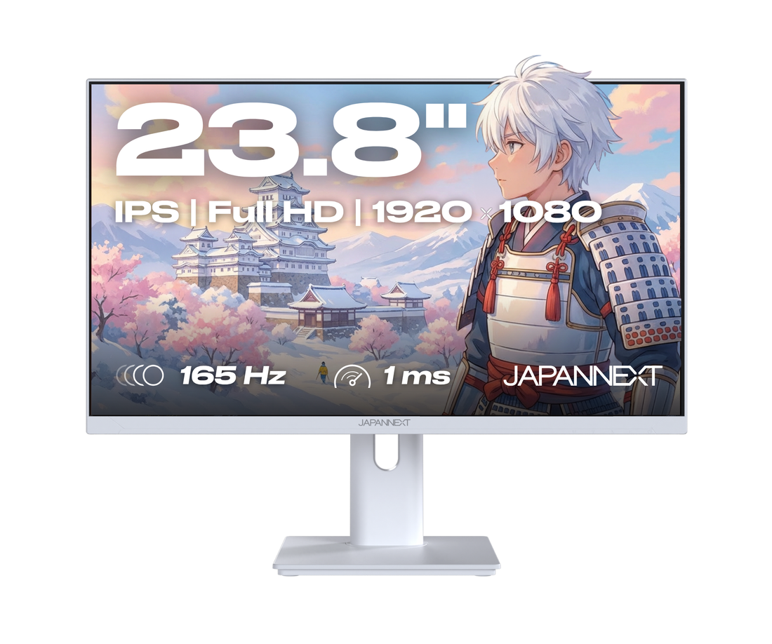 Gaming/Deskwork monitor | 23.8" | IPS | FHD | 165Hz | Pastel White