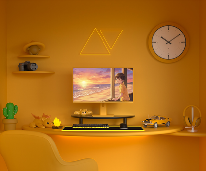 Gaming/Deskwork monitor | 23.8" | IPS | Full HD | 165Hz | Pastel yellow