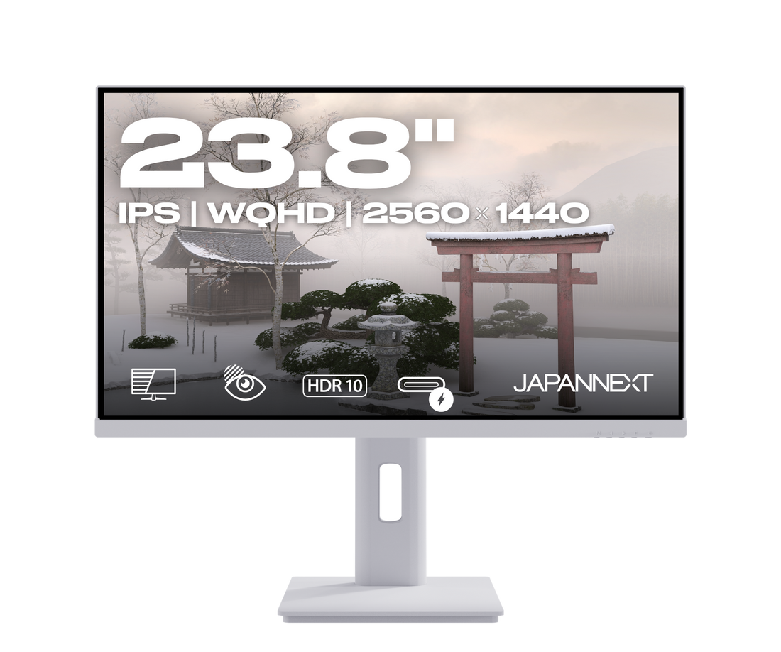Desktop Monitor | 23.8" | WQHD | USB-C | White