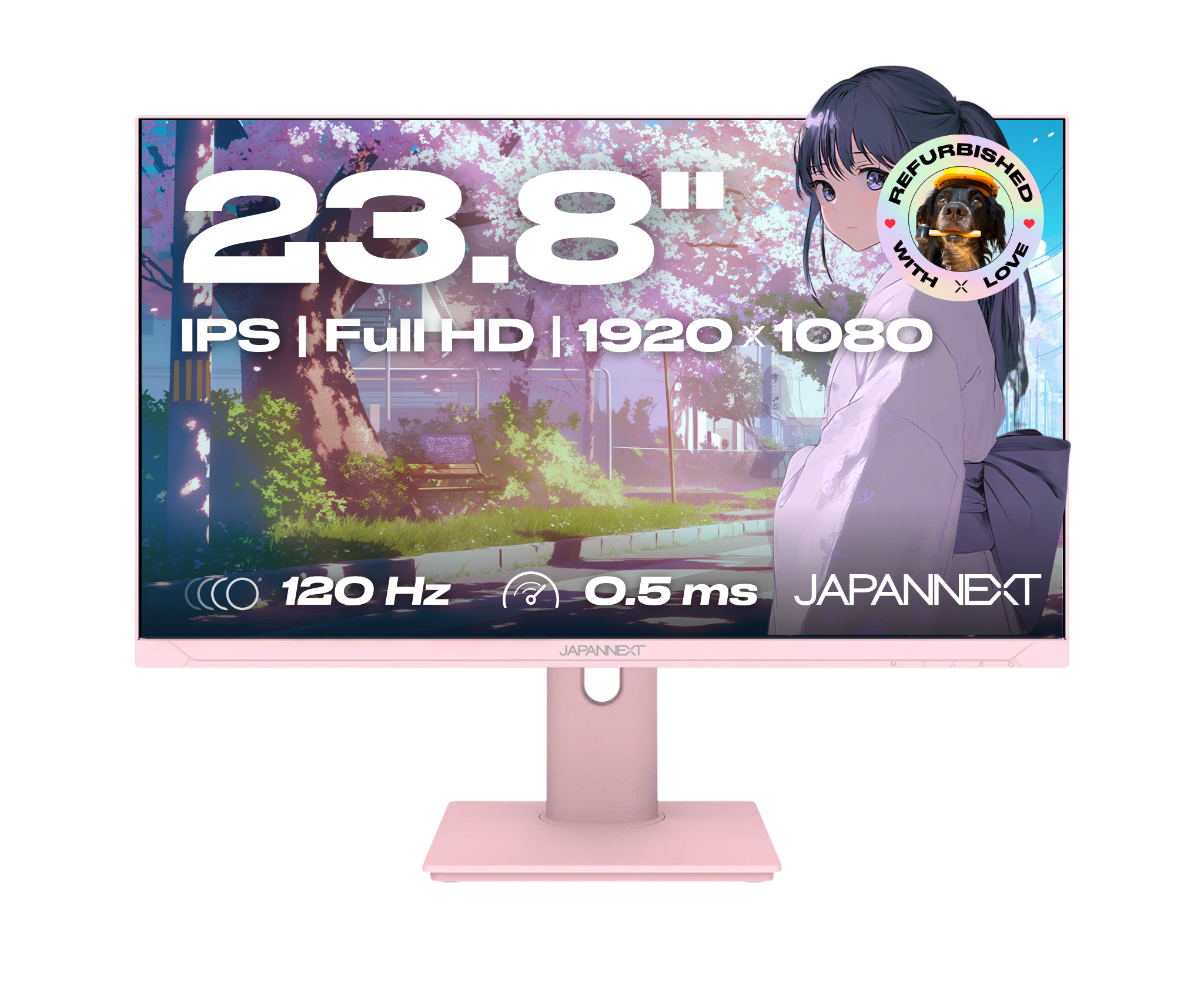 Écran PC | 23,8" | IPS | Full HD | 120Hz | Pastel
