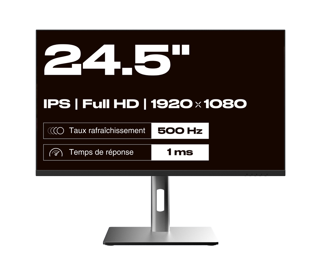 Gaming Monitor | 24.5&quot; | IPS | Full HD | 500Hz | USB-C (+65W charging)