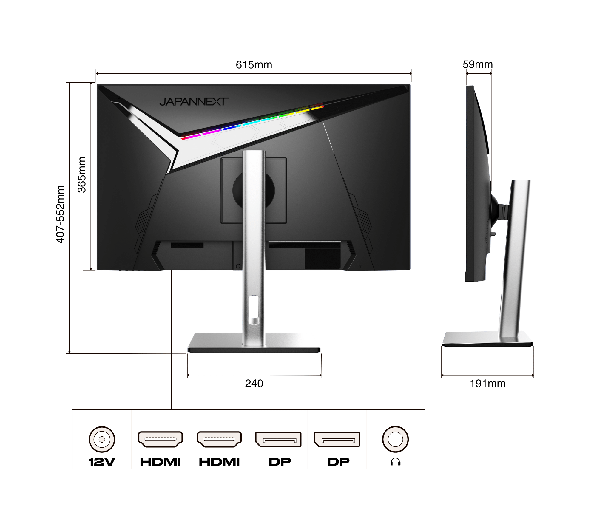 Écran PC Gaming | 27&quot; | IPS | 4K UHD | 144Hz