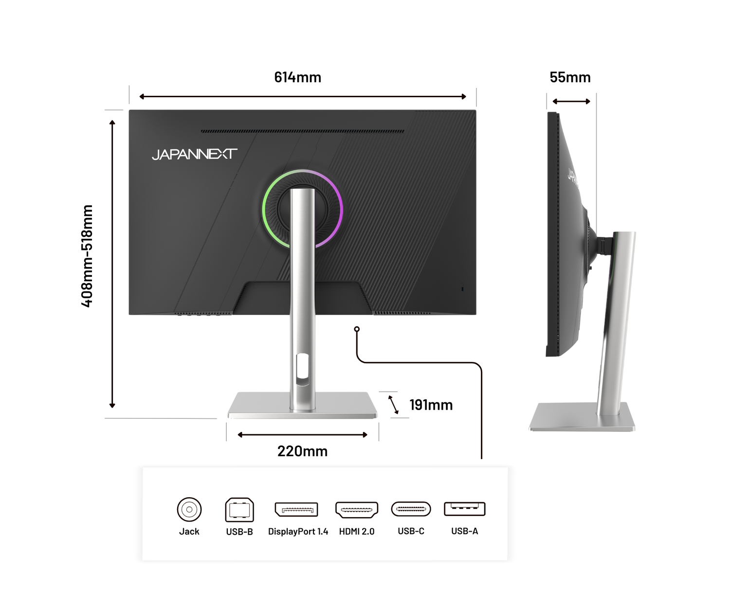 Desktop Monitor | 27&quot; | 5K | 60Hz (refurbished)