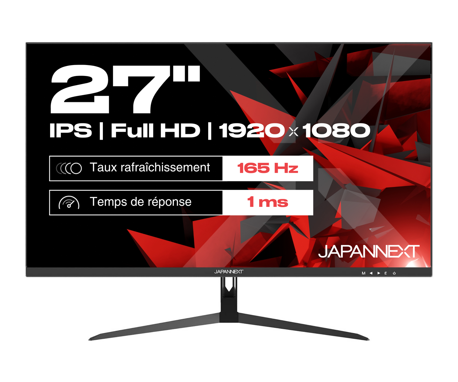 JAPANNEXT FHD LED MONITOR 165Hz
スピーカー付 Gaming Monitor 165Hz 31.5 inches - Japannext – JAPANNEXT