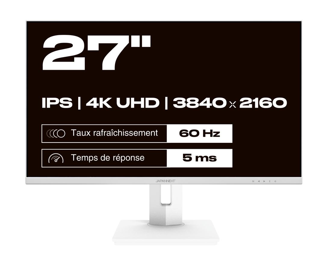 Écran PC Bureautique | 27&quot; | 4K UHD | USB-C (+ charge 65W)