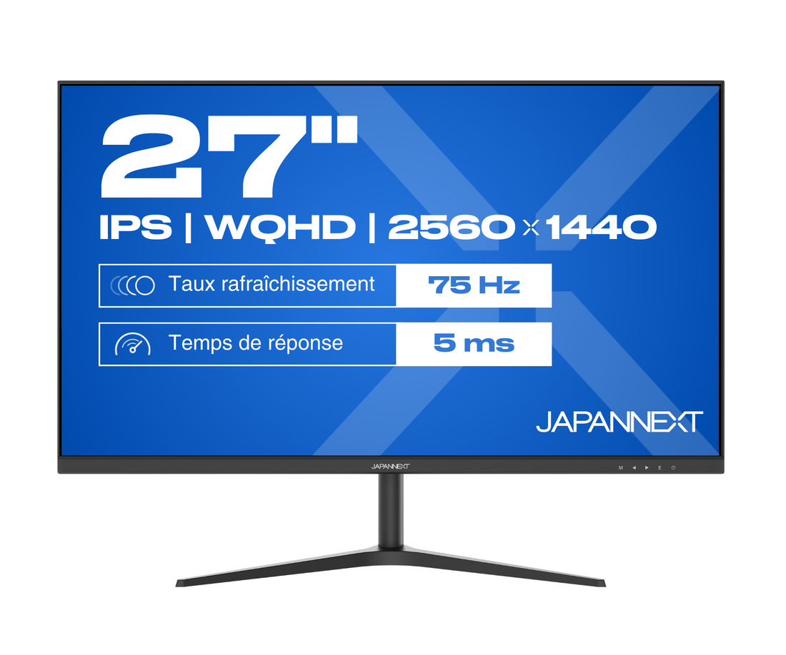 Écran PC Bureautique | 27" | WQHD | USB-C (+ charge 65W)