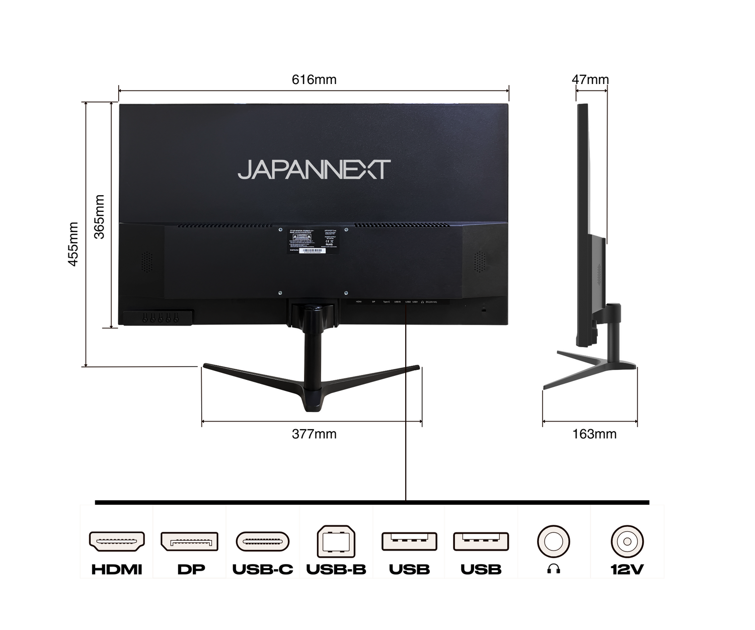 Écran PC Bureautique | 27&quot; | WQHD | USB-C (+ charge 65W)