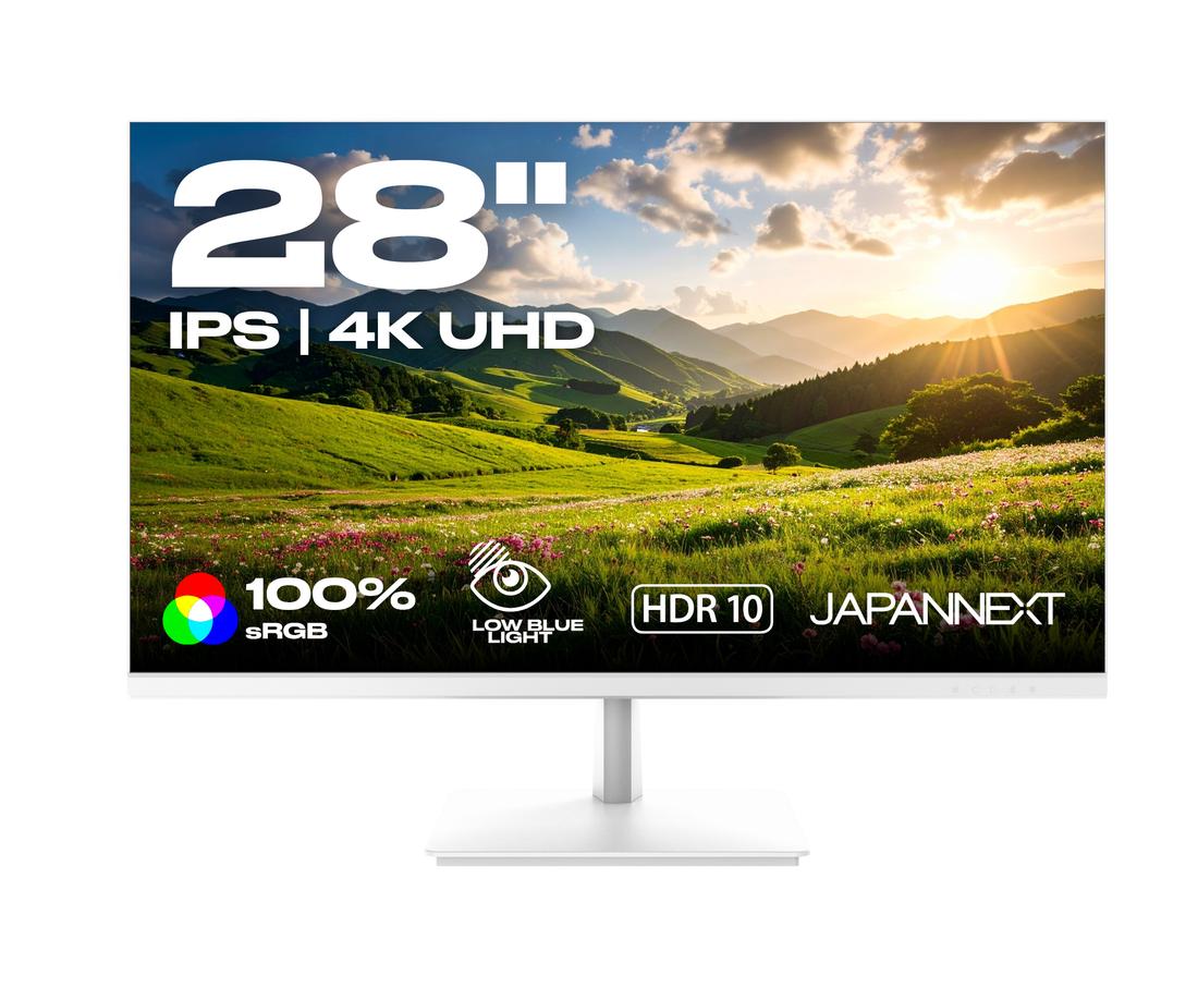 Écran PC Bureautique | 28&quot; | 4K UHD | 60Hz | Blanc