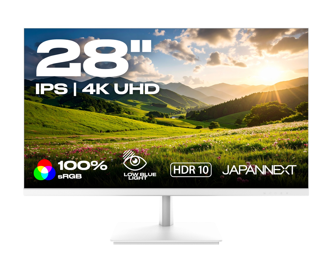Écran PC Bureautique | 28&quot; | 4K UHD | 60Hz | Blanc