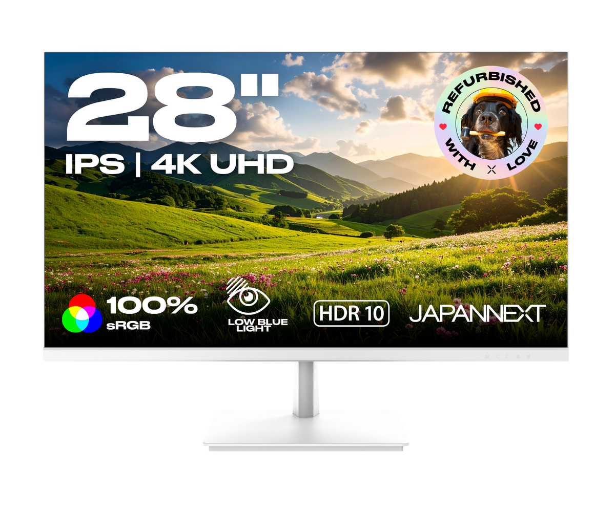 Écran PC Bureautique | 28" | IPS | 4K UHD | Blanc (Reconditionné)