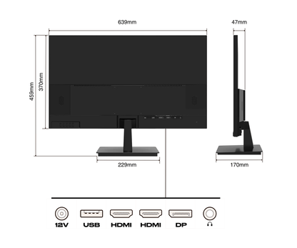 Écran PC Bureautique | 28&quot; | 4K UHD | 60Hz (reconditionné)