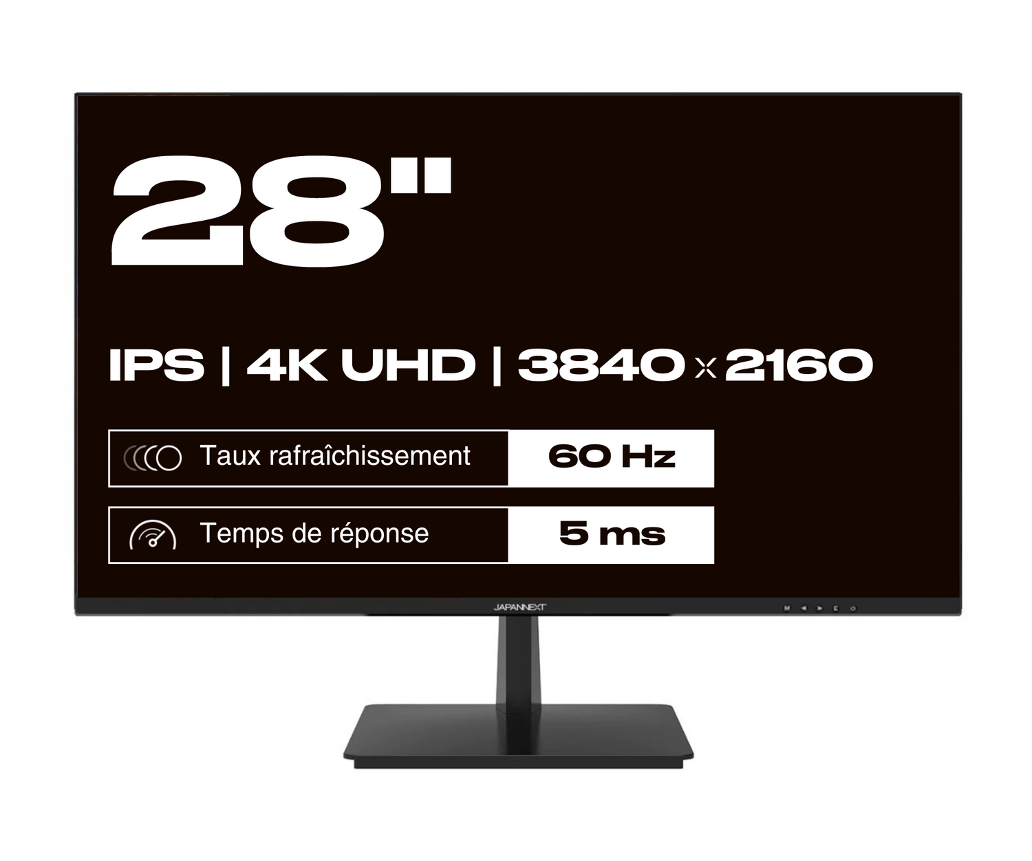 Écran PC Bureautique | 28&quot; | 4K UHD | 60Hz (reconditionné)