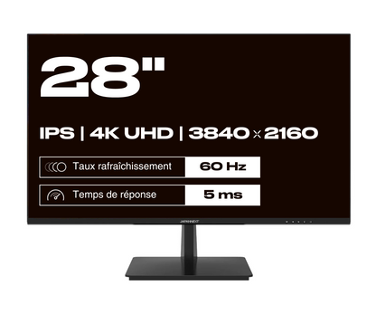 Écran PC Bureautique | 28&quot; | 4K UHD | 60Hz (reconditionné)