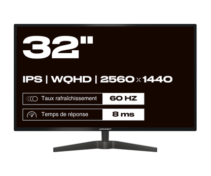 Écran PC Bureautique | 32&quot; | WQHD | 60Hz